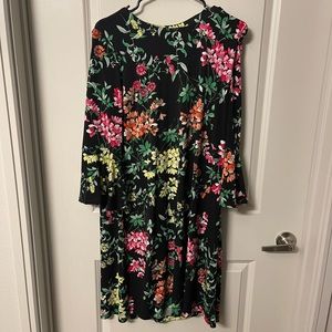 Tommy Hilfiger floral dress with zip back